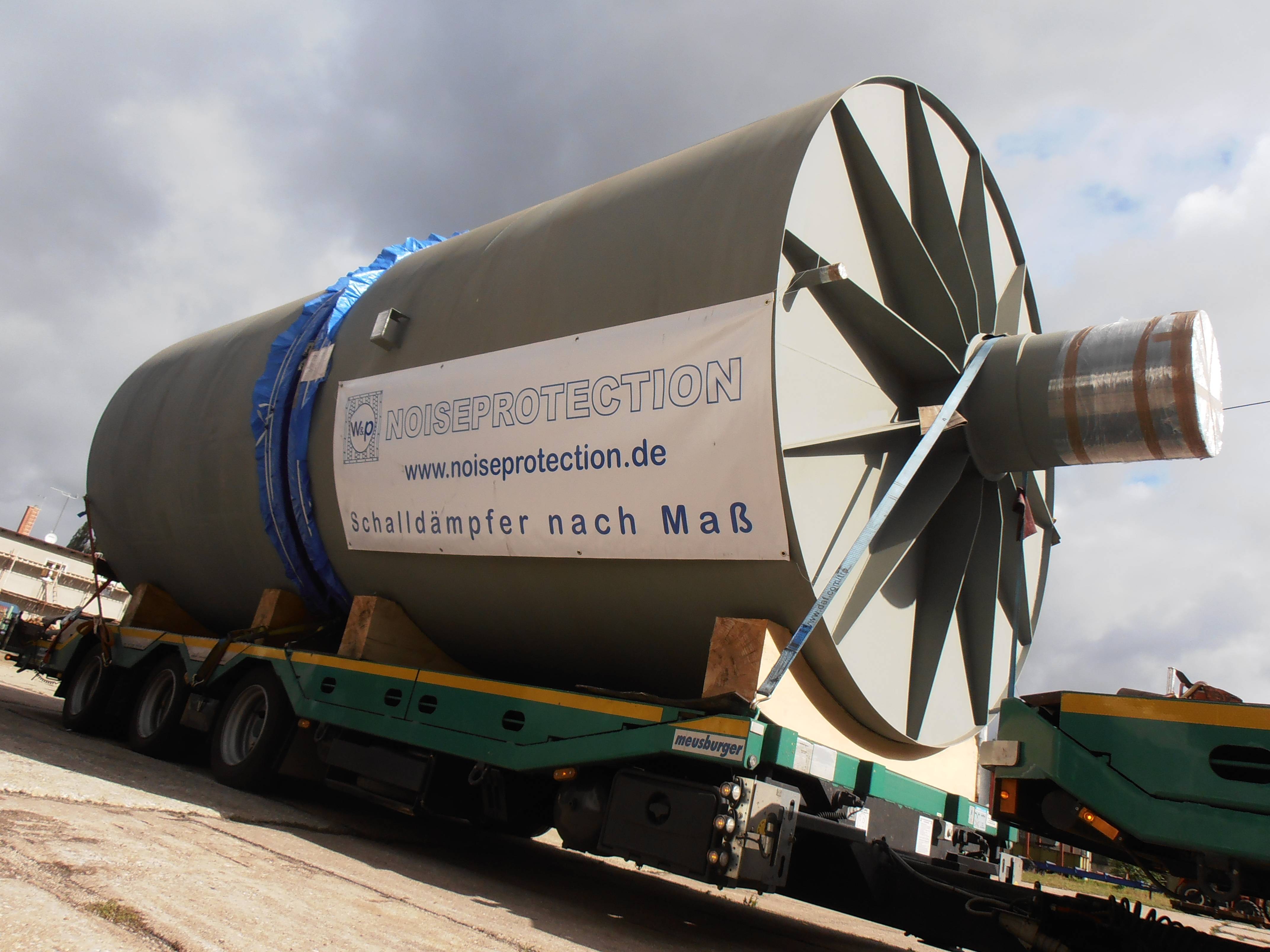Heavy Transport of Custom Silencer Assembly