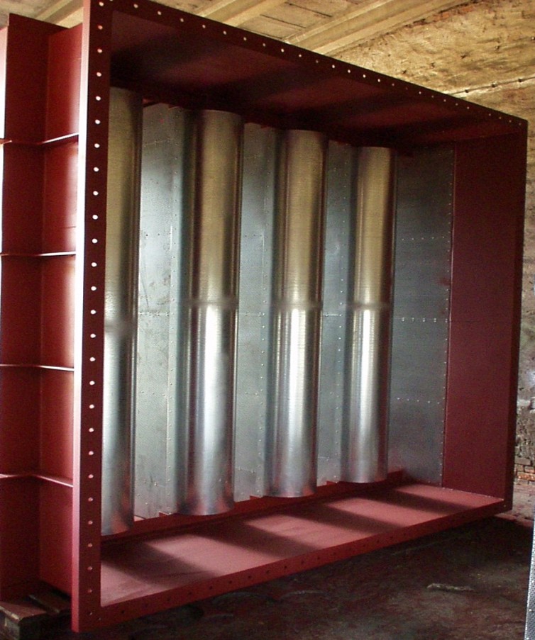Bypass Stack Baffle Silencer
