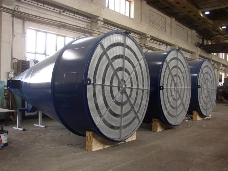 CS Round Baffle Blow-off Silencer