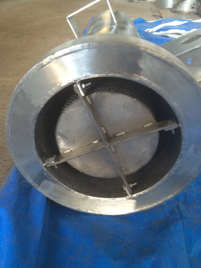 SS Round Baffle Blow-off Silencer